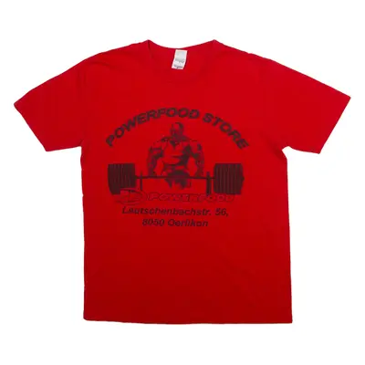 GILDAN Mens T-Shirt Red M