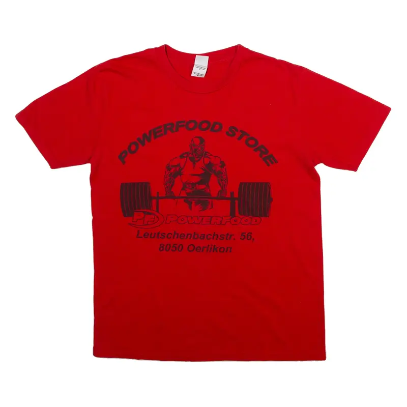 GILDAN Mens T-Shirt Red M