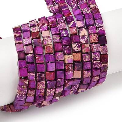 Dyed Natural Imperial Jasper Beads Strands
