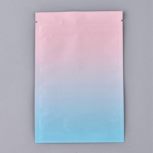 Gradient Color Plastic Zip Lock Bags