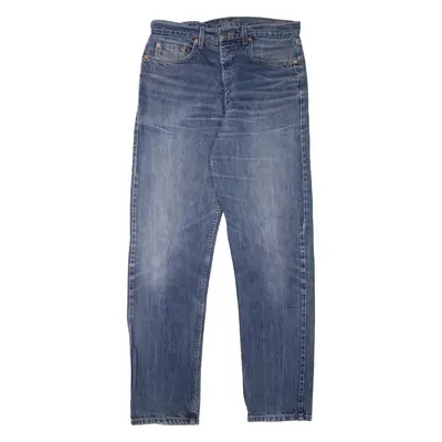 LEVI'S 615 Mens Jeans Blue Regular Straight 90s Stone Wash W34 L34