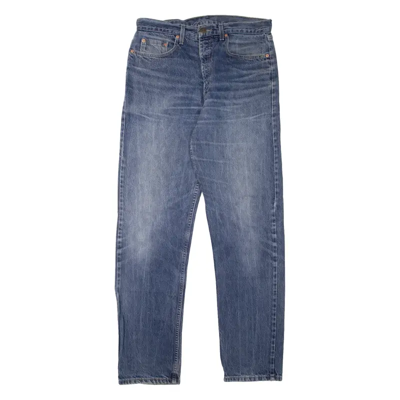 LEVI'S 615 Mens Jeans Blue Regular Straight 90s Stone Wash W34 L34
