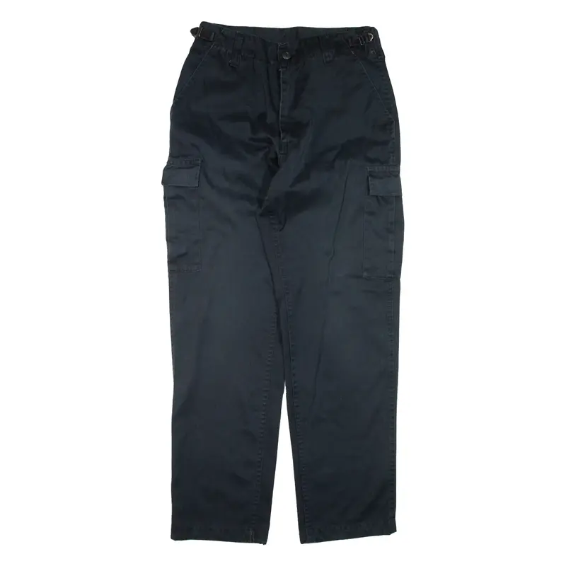 USN INTERNATIONAL USMC Cargo Trousers Blue Regular Straight Mens W27 L28