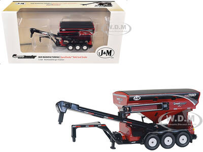 J&M SpeedTender LC 390 Bulk Seed Tender Red 1/64 Diecast Model by SpecCast