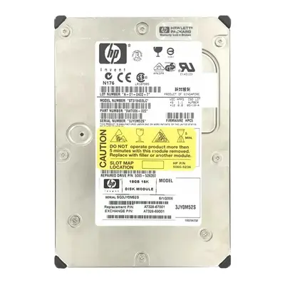 A7328-67001 HP 18.2GB Ultra-320 SCSI 15000 3.5-inch Hard Drive