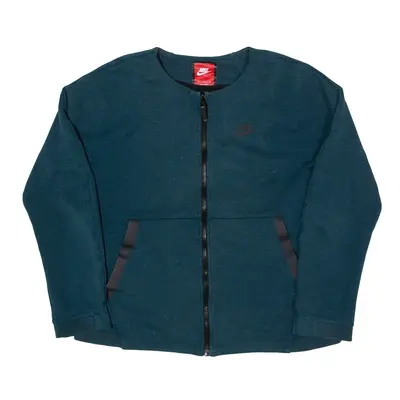 NIKE Track Jacket Green Womens M