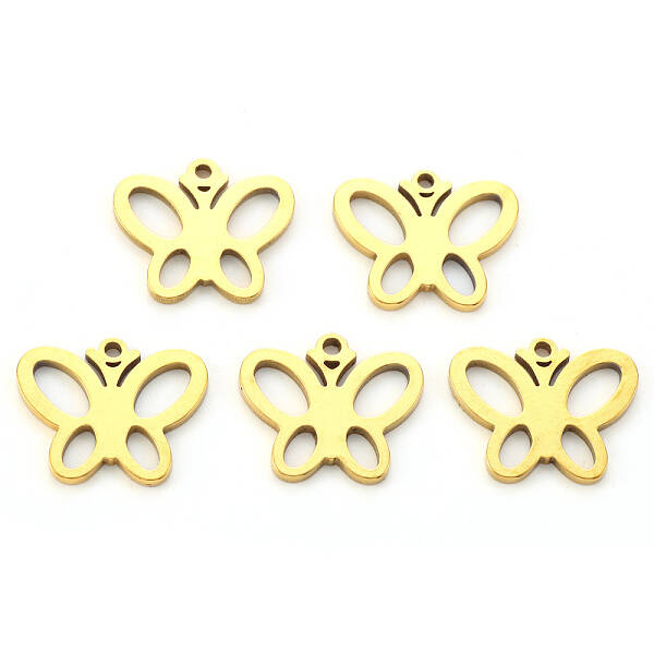 PVD Vacuum Plating 304 Stainless Steel Charms
