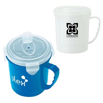 72 Customized Heat It Up 24 oz. Soup Oatmeal Cup - Microwavable & ...