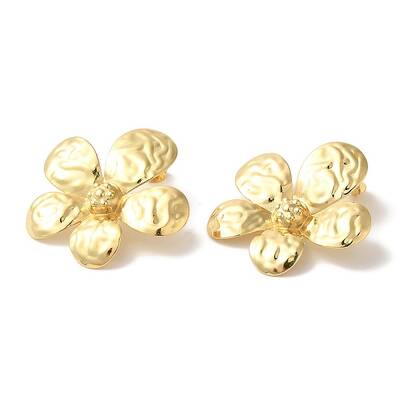 Rack Plating Brass Stud Earrings