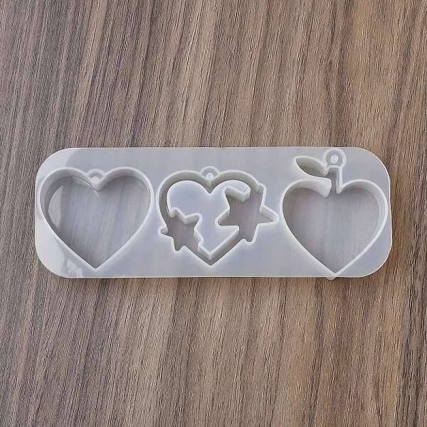 Heart DIY Silicone Keychain Accessory Molds