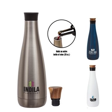 10 Custom Manna 25 oz Carafe Steel Bottle - Double Wall Insulated ...