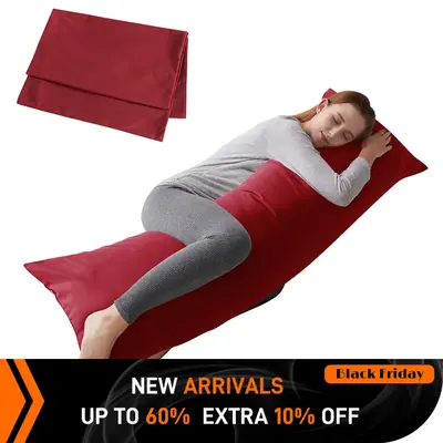 ăBack To SchoolăELNIDO QUEEN Body Pillow with Pillowcase-BodyPillow For Aduits-Side Sleeper Pillow-Machine Wash Breathabl...