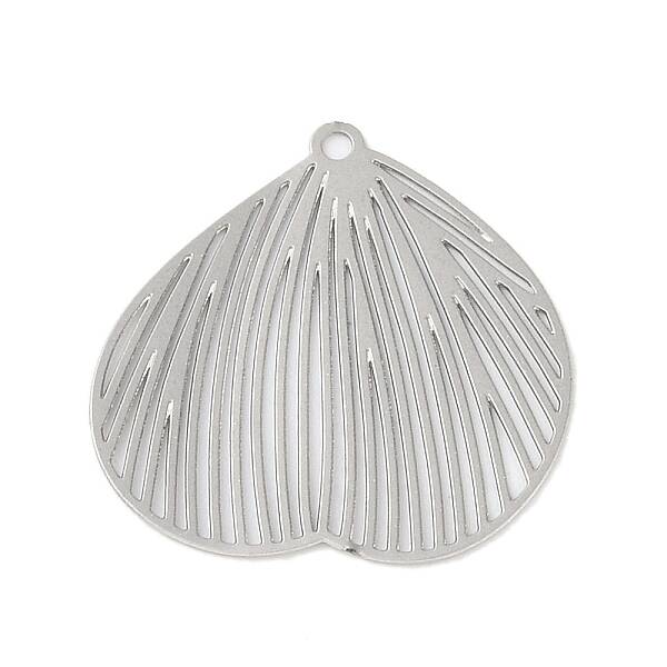 Iron Etched Metal Embellishments Pendants