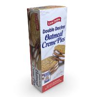 Little Debbie Oatmeal Double Decker Rounds, Individually Wrapped, 3.9 ounces, Pack of 6