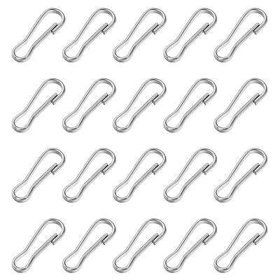 201 Stainless Steel Keychain Clasp Findings