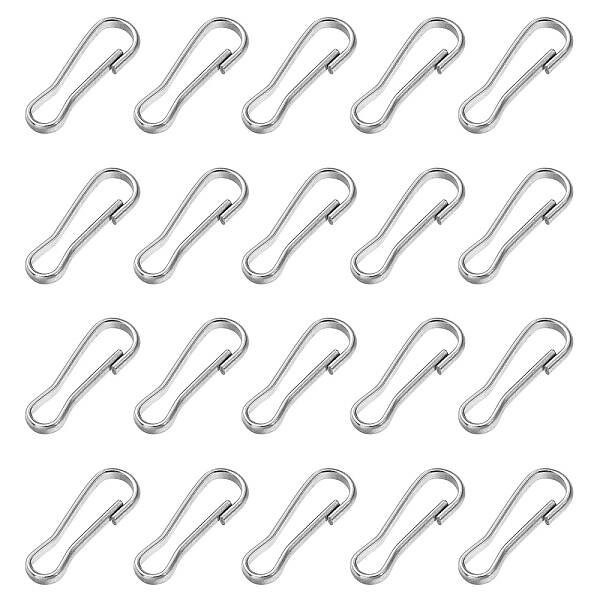 201 Stainless Steel Keychain Clasp Findings
