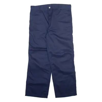 CARHARTT Mens Trousers Blue Regular Straight W32 L28