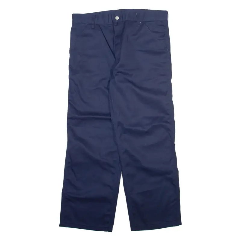 CARHARTT Mens Trousers Blue Regular Straight W32 L28