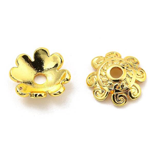 Rack Plating Brass Bead Cap