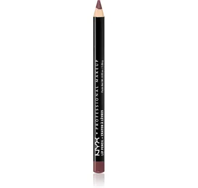 NYX Professional Makeup Slim Precision Lip Pencil Color 809 Mahogany 1 g