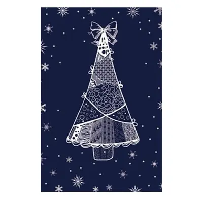 Memory Holiday Card™ - Blue-Christmas Tree