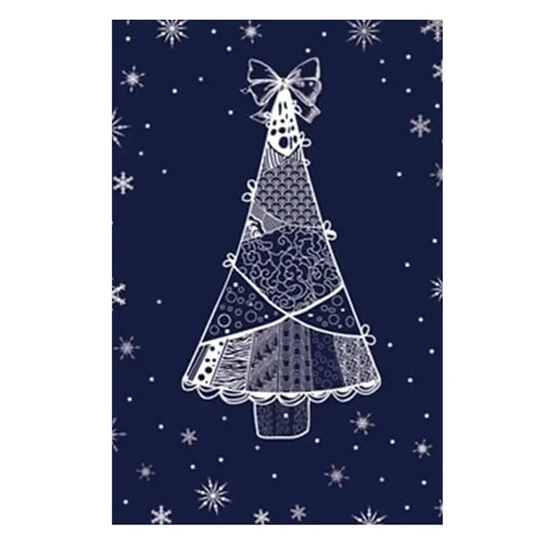 Memory Holiday Card™ - Blue-Christmas Tree
