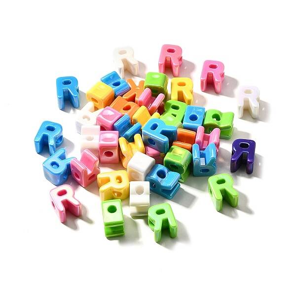 UV Plating Opaque Acrylic Beads