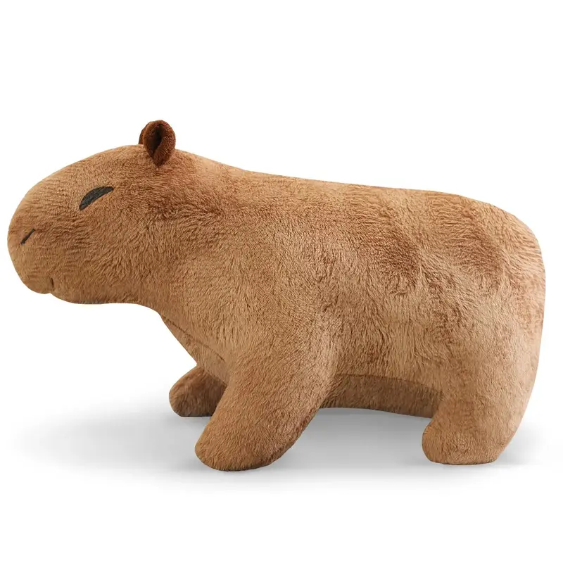 Capybara Design Plush Toy, Cute Stuffed Animal Plushie, Soft and Comfy Plush Pillow for Kids and Adults, Lovely Pillow Cushio...