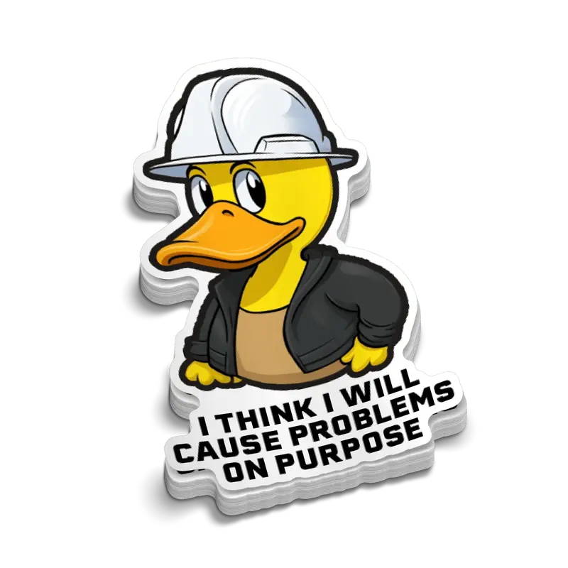 Cause Problems - Hard Hat Decal