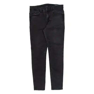 DIESEL Mens Jeans Black Slim Skinny W33 L29