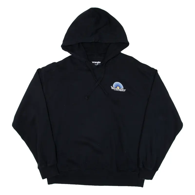 WRANGLER Mens Black Hoodie L