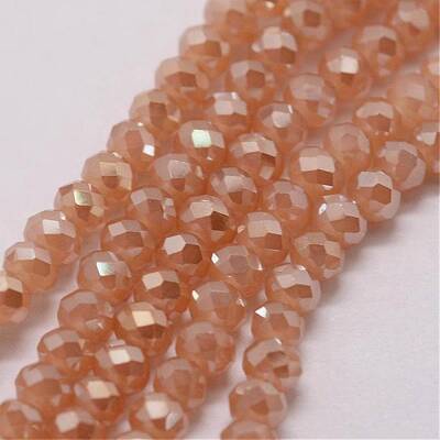 Electroplate Glass Bead Strands
