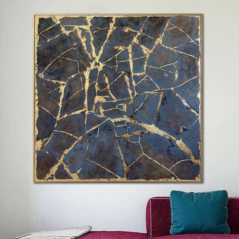 Extra Large Abstract Dark Paintings On Canvas Modern Heavy Textured Art Handmade Painting Contemporary Expressionist Painting...