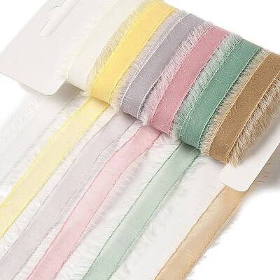 Polyester and Nylon Raw Edged Ribbon Sets
