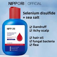 NIPPORI Selenium Disulfide Hair Care Shampoo Oil Control Refreshing Anti-Dandruff Anti-itch Scalp Cleansing Shampoo, 300ML