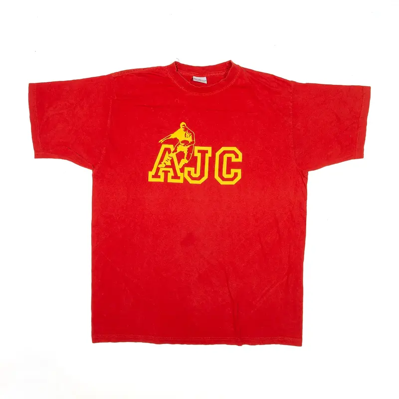 VALENTO AJC T-Shirt Red USA Short Sleeve Mens XL