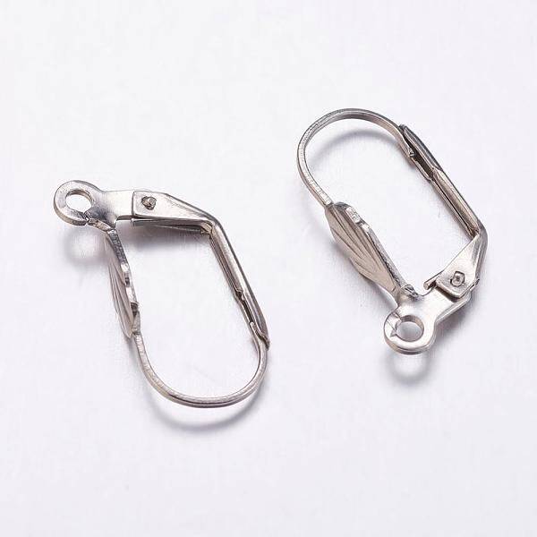 Tarnish Resistant 304 Stainless Steel Leverback Earring Findings