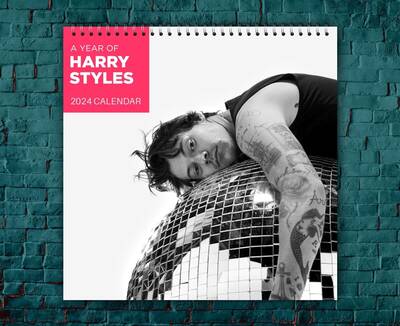 Harry Calendar 2024, Celebrity Calendar, Harry 2024 Wall Calendar, Wall Calendar
