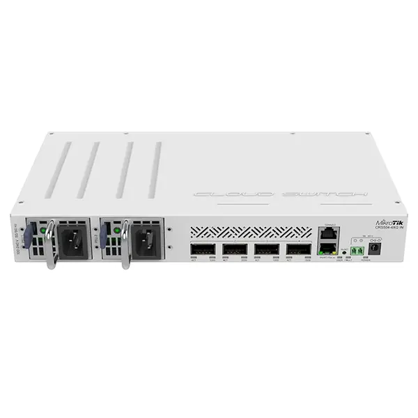 CRS504-4XQ-IN Mikrotik 4-Ports 100GbE QSFP28 Cloud Router Switch