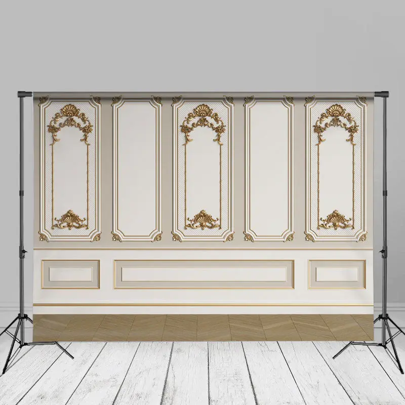 Embossed Frame Plaster European Style Photo Backdrop - Aperturee