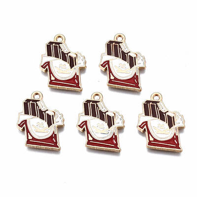 Eco-Friendly Alloy Enamel Pendants