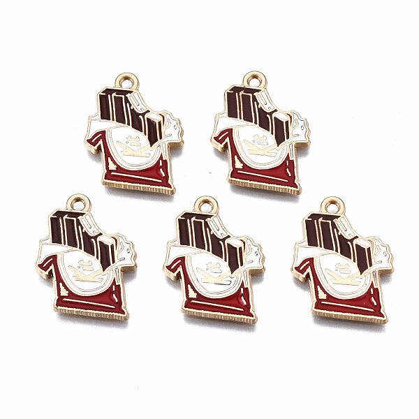 Eco-Friendly Alloy Enamel Pendants