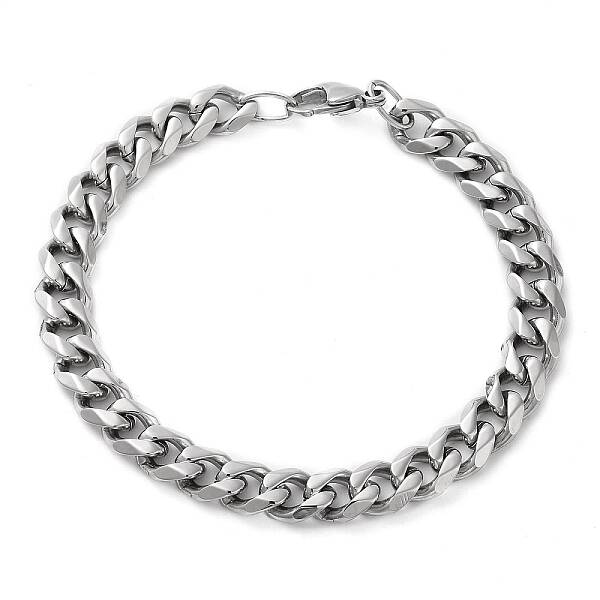 Non-Tarnish 304 Stainless Steel Cuban Link Chain Bracelet for Men Women