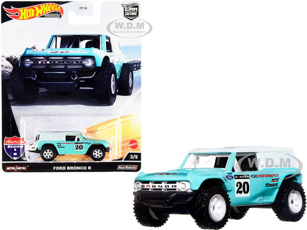 Ford Bronco R 20 Turquoise with White Top \