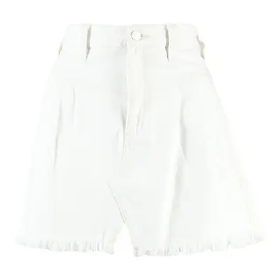 TWENTY SEVEN Womens Straight Skirt White Short UK 8