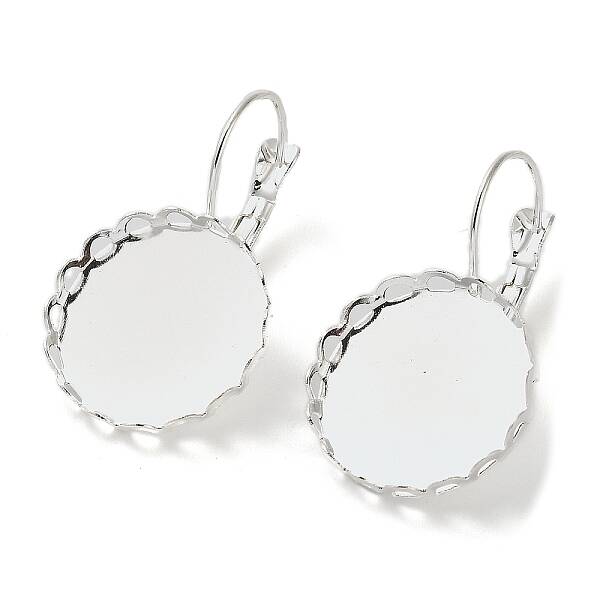 Brass DIY Leverback Earring Settings