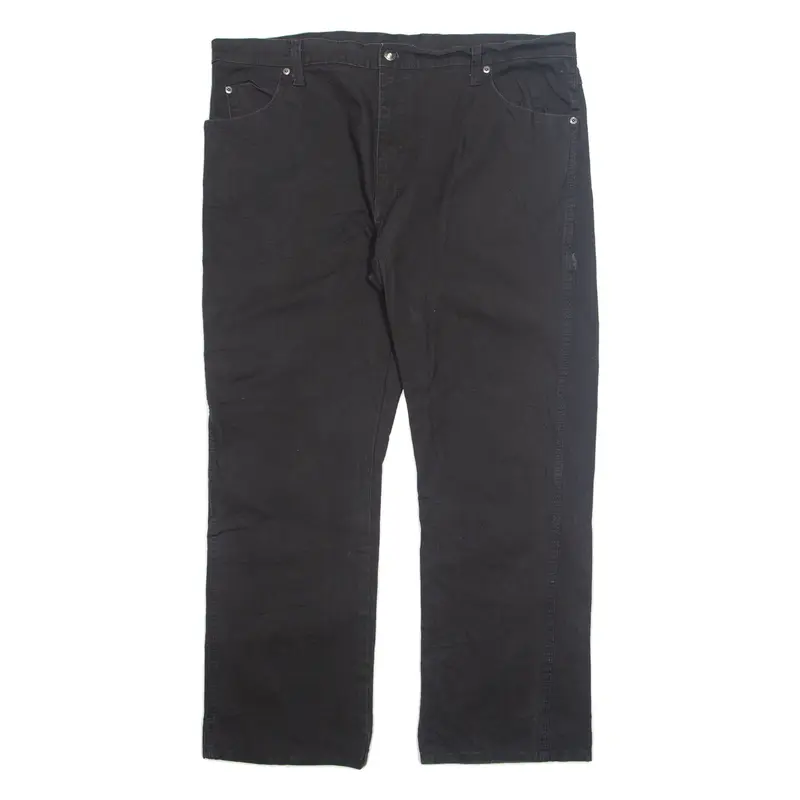 DICKIES Mens Jeans Black Regular Straight W38 L30