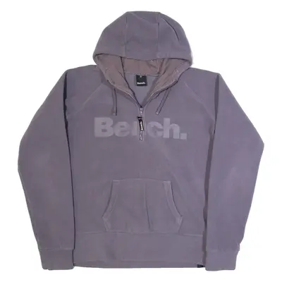 BENCH Fleece Womens Purple Hoodie L