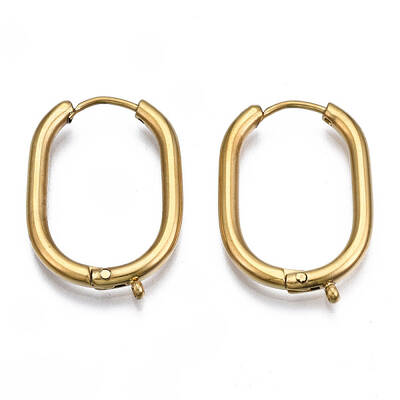 316 Surgical Stainless Steel Hoop Earrings Findings