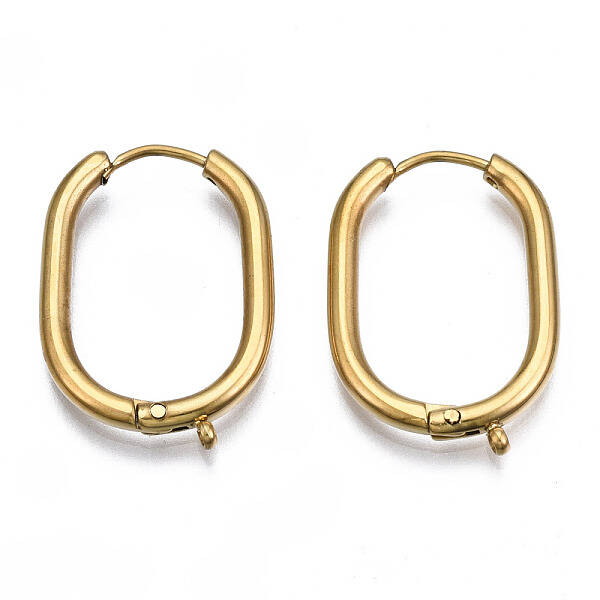 316 Surgical Stainless Steel Hoop Earrings Findings